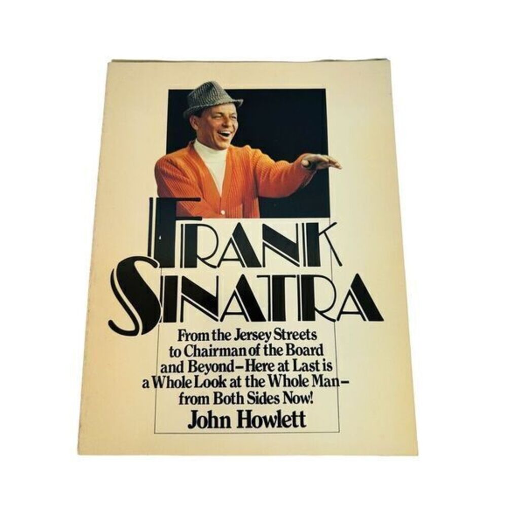 FRANK SINATRA by John Howlett ‎ Large Paperback Book From 1980 Pre-owned